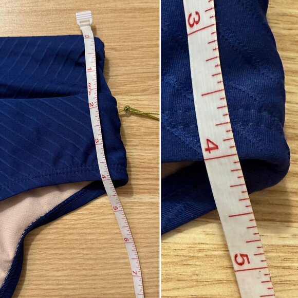 Mynah Womens Textured High Waist Bikini Swimsuit Bottom Size XXL Medium Coverage - Picture 9 of 9